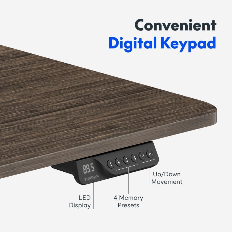 Electric Standing Desk with Du - Dual Monitor Desk Setup ulasan dan harga