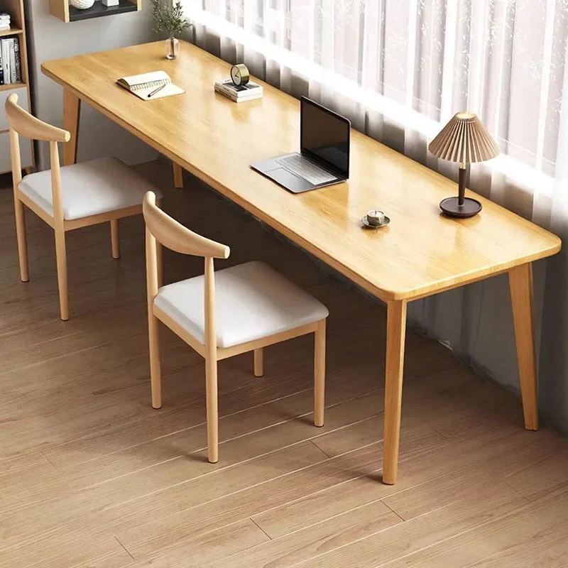Long Writing Office Desk Stora - Desk Setup No Monitor ulasan dan harga