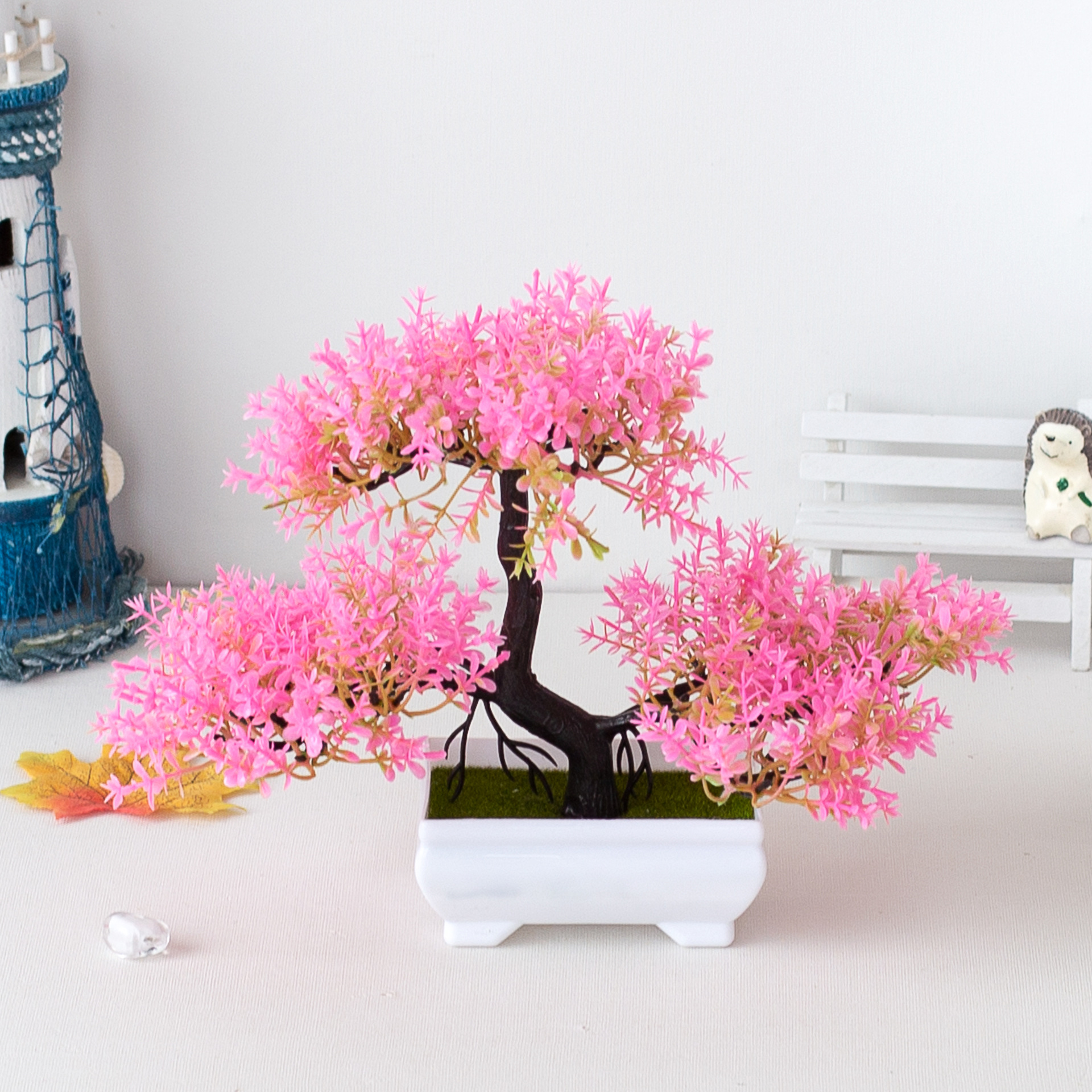 Artificial Plants Bonsai Fake  - Desk Setup Plant ulasan dan harga