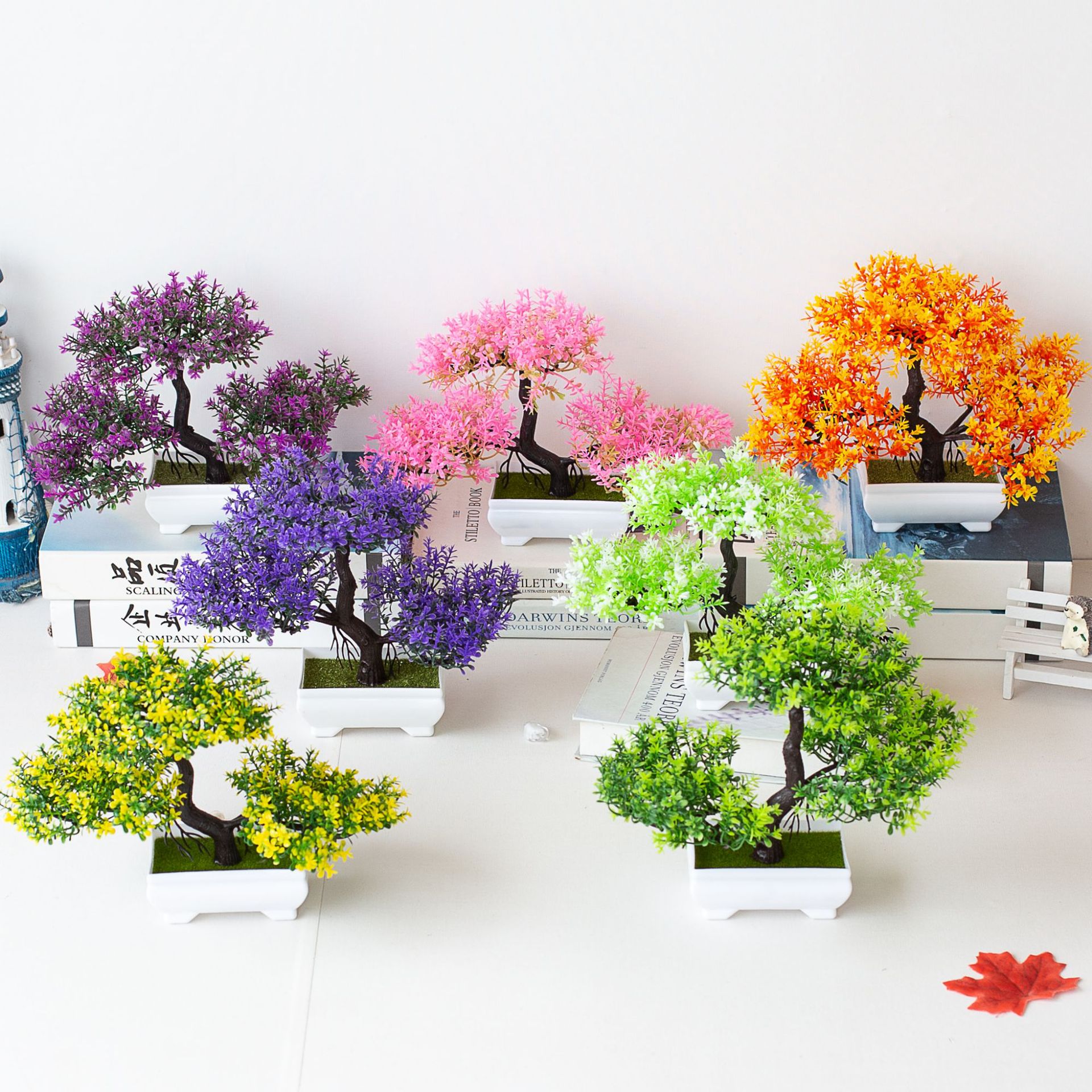 Artificial Plants Bonsai Fake  - Desk Setup Plant ulasan dan harga
