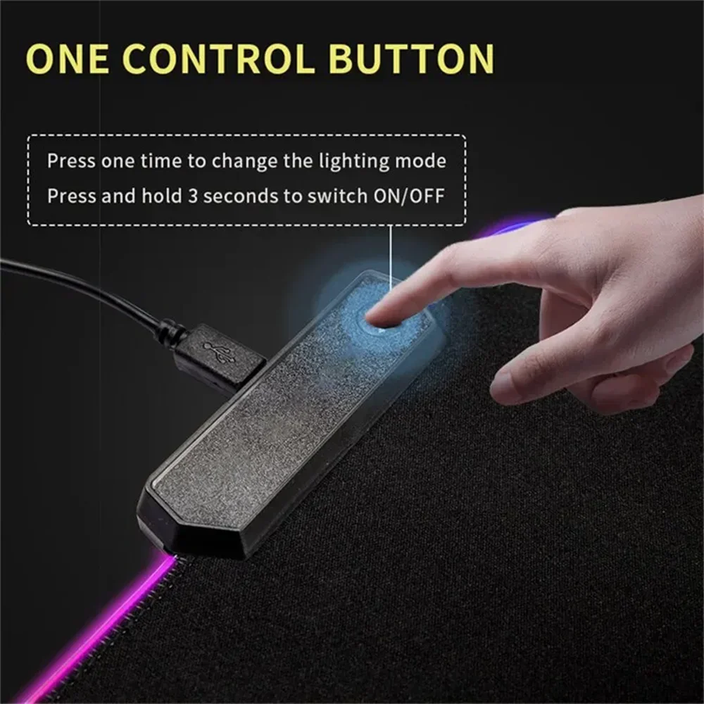 RGB Desk Mat Beautiful Shoreke - Desk Setup Rgb ulasan dan harga