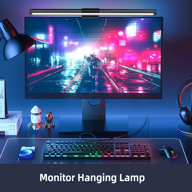 Stepless Dimming Eye-Friendly  - Desk Setup No Monitor ulasan dan harga